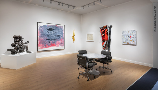 Installation views of TEFAF New York 2022, Booth 345 at The Park Avenue Armory. Photography by Dawn Blackman.