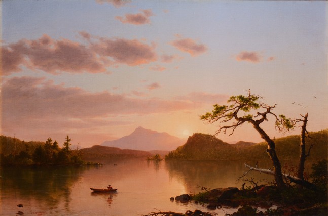 Frederic Edwin Church

New England Lake&amp;nbsp;

1853

oil on canvas&amp;nbsp;

20 x 30 inches (50.8 x 76.2 cm)&amp;nbsp;