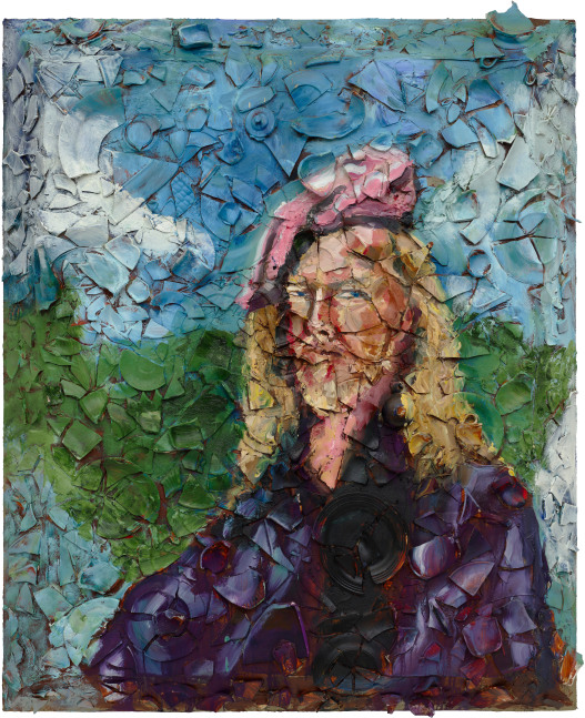 JULIAN SCHNABEL
Untitled (Rembrandt)
2022
oil, plates, and bondo on wood
70 x 60 inches (177.8 x 152.4 cm)