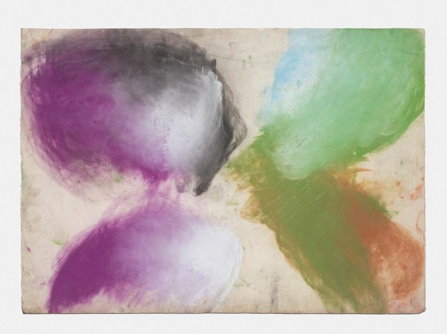 Ed Clark Untitled 2001 dry pigment on paper 29 1/4 x 41 1/2 inches (74.3 x 105.4 cm)
