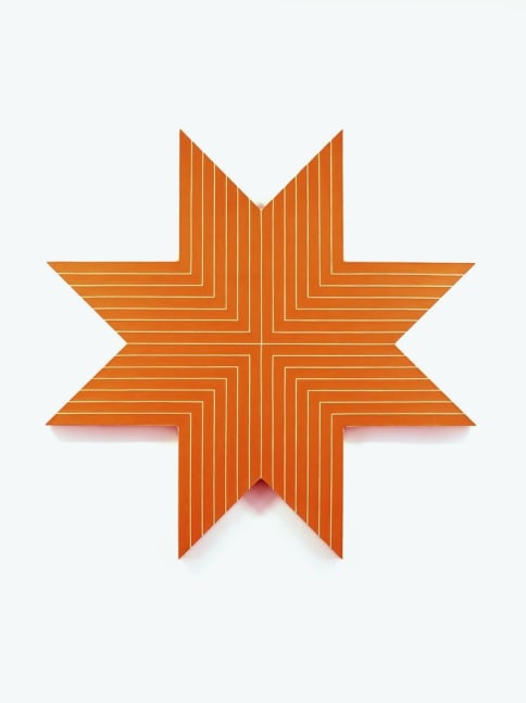Frank Stella Port Tampa City 1963 red lead on canvas 102 x 102 inches (259.1 x 259.1 cm)