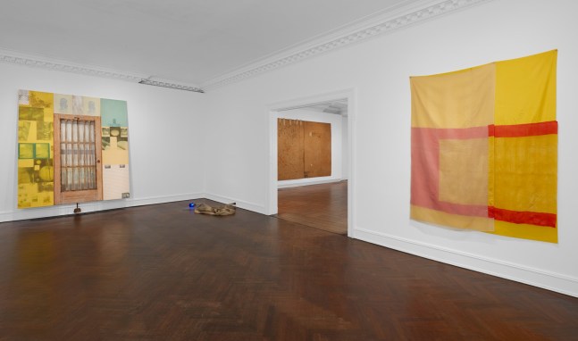 Installation view of Robert Rauschenberg: Exceptional Works, 1971-1999, May 3 - June 11, 2022 at Mnuchin Gallery. &amp;copy; 2022 The Robert Rauschenberg Foundation / Licensed by VAGA at Artists Rights Society (ARS), New York. Photo: Tom Powel Imaging Inc., courtesy of The Robert Rauschenberg Foundation and Mnuchin Gallery, New York.