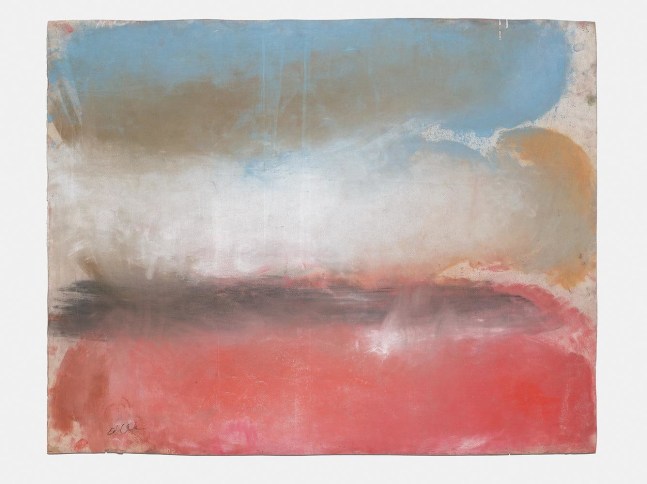 Ed Clark Untitled 2013 dry pigment on paper 38 3/8 x 48 inches (96.5 x 121.9 cm)