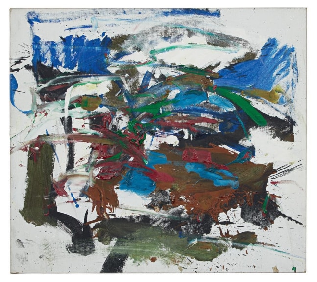 Joan Mitchell
Untitled
1960
oil on canvas
26 1/8 x 29 inches (66.4 x 73.7 cm)