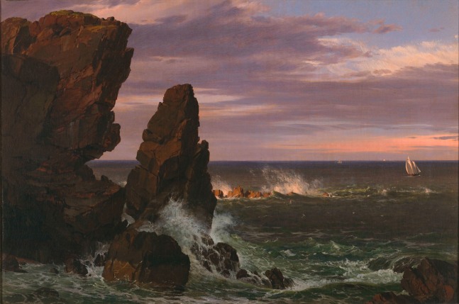 Frederic Edwin Church

Coast Scene, Mount Desert&amp;nbsp;

1852&amp;nbsp;

oil on canvas

20 x 30 inches (50.8 x 76.2 cm)&amp;nbsp;