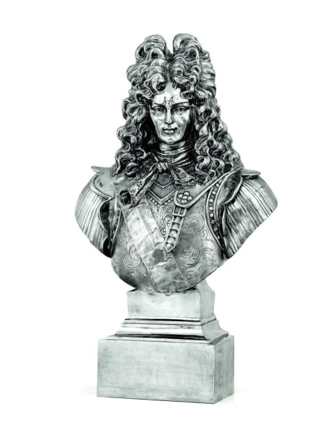 Jeff Koons Louis XIV 1986 stainless steel 46 x 27 x 15 inches (116.8 x 68.6 x 38.1 cm)