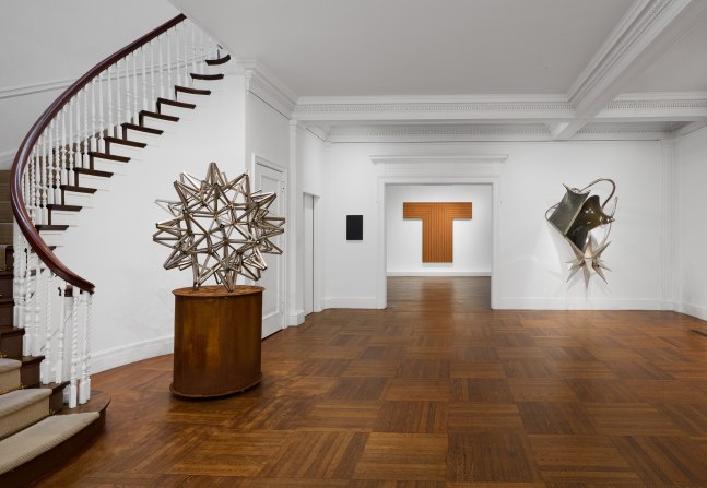 Installation view of&amp;nbsp;Homage to Frank Stella, at Mnuchin Gallery, September 18 &amp;ndash; December 14, 2024. Photography by Tom Powel Imaging.