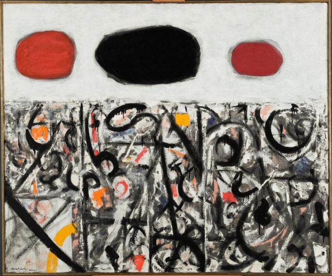 Adolph Gottlieb

Cold Front #2

1956

oil on canvas

50 x 60 inches (127 x 152.4 cm)