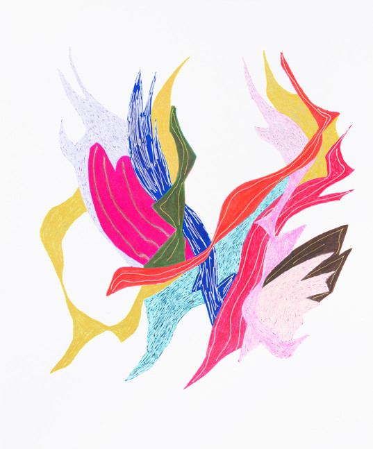 Hunkering Down 89, 2020

Pen and ink on paper

17&amp;nbsp;x 14 inches