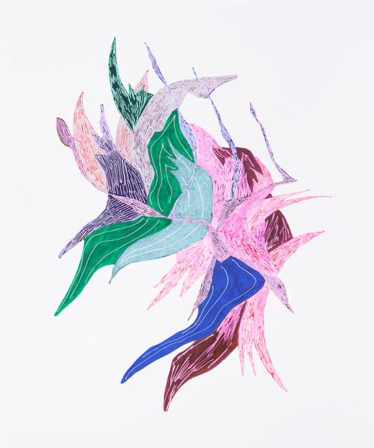 Hunkering Down 83, 2020

Pen and ink on paper

17&amp;nbsp;x 14 inches