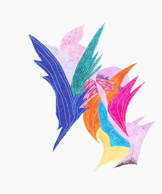 Hunkering Down 86, 2020

Pen and ink on paper

17&amp;nbsp;x 14 inches