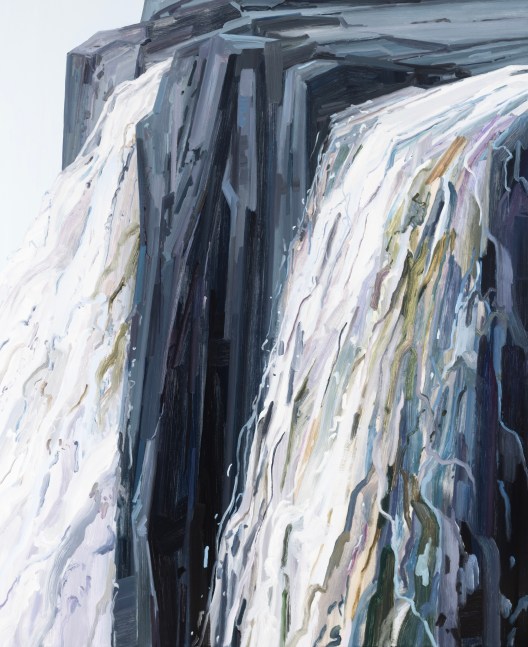 Waterfall, 2024. Oil on canvas, 102 x 84 inches