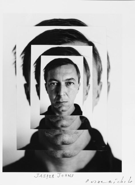 Jasper Johns, c. 1975 Gelatin silver print collage 12 x 9 inches (image); 14 x 11 inches (paper)