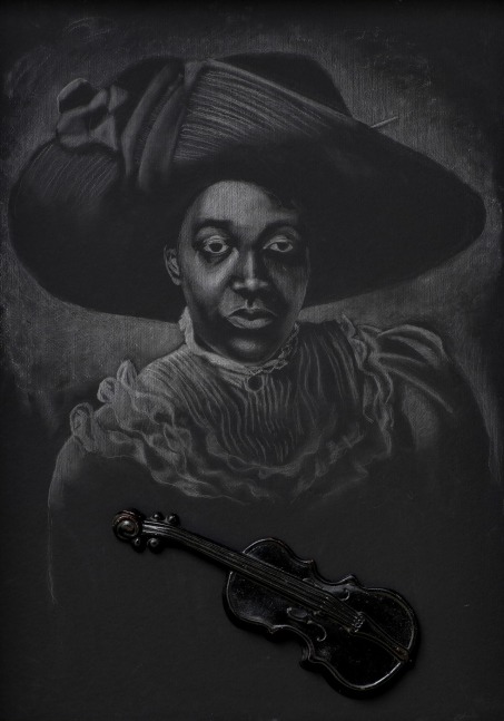 The Winterreise Series, 2021
Cont&amp;eacute; on paper with attached found objects
From the series of 27
45 3/4 x 34 inches each (variable)