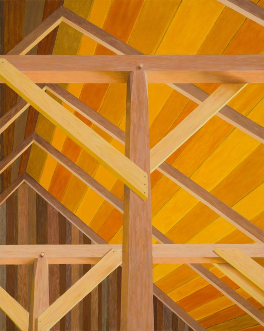 Barn Ceiling, 1969 Oil on canvas 80 x 64 inches