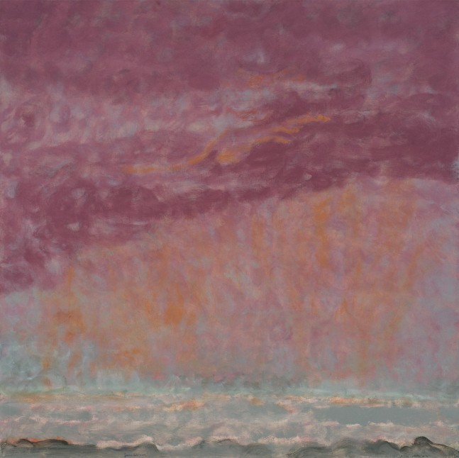 Jane Wilson, Tempest, 1993. Oil on canvas, 70 x 70 inches