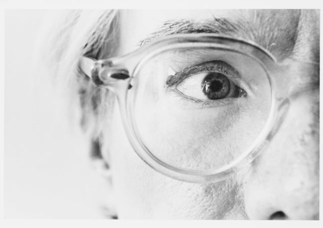 Andy Warhol (Close Up of Face), c. 1980. Three gelatin silver prints 4 1/2 x 6 3/4 inches (each image); 5 x 7 inches (each paper)