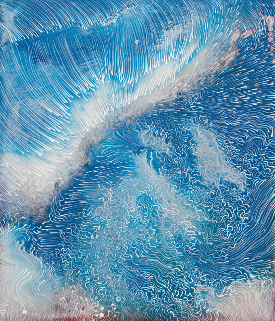 Hi-Lo (RTT) , 2023 Acrylic on linen 42 x 36 inches