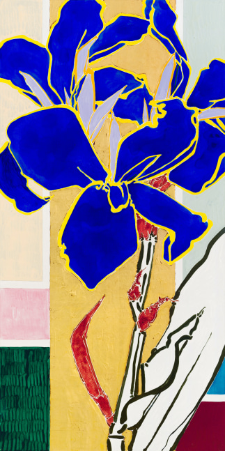 Canna Lapis, 2020

Oil, acrylic, and gold leaf on canvas

72 x 36 inches