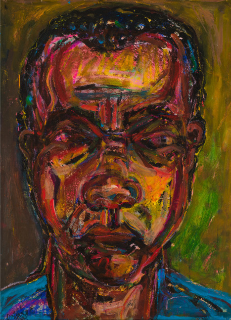 Self Portrait, 2003-2004
Acrylic on paper
29 3/4 x 22 1/4 inches