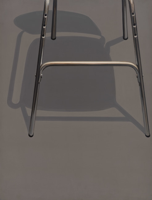 Under-Space, 1966 Acrylic on fiberboard 31 1/2 x 24 inches