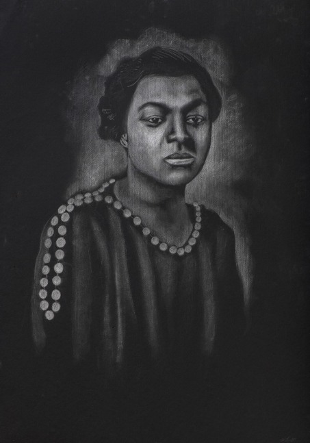 The Winterreise Series, 2021
Cont&amp;eacute; on paper with attached found objects
From the series of 27
45 3/4 x 34 inches each (variable)