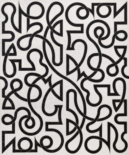 Valerie Jaudon, Praeludium, 2020. Oil on canvas, 72 x 60 inches