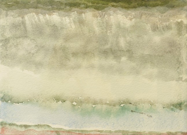 Traveling Rain, 2006. Watercolor on paper, 5 x 7 inches