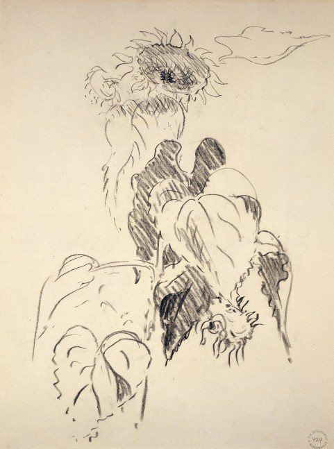 Sunflower Study, c. 1960s

Crayon on paper

22 x 17 inches

&amp;nbsp;