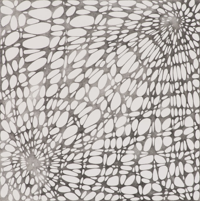 Katia Santibañez, I Know the Path, 2022. Pencil on paper, 9 x 9 inches