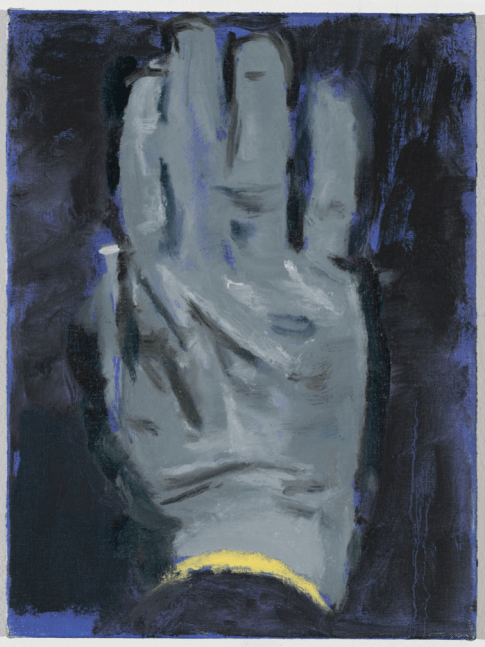 Sangram Majumdar, Press Into, 2020. Oil on linen, 16 x 12 inches