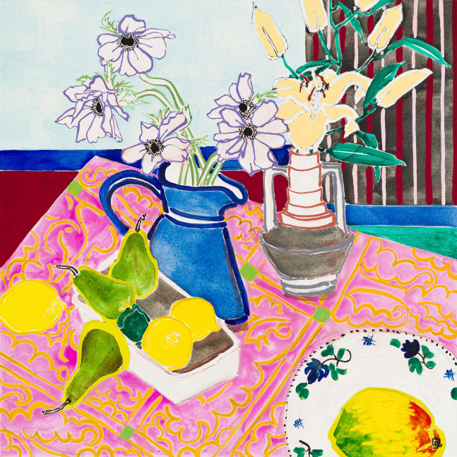 Still Life With Mango, 2020

Oil and acrylic on canvas

48 x 48 inches