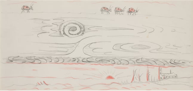 Doodle 1, n.d.

Colored pencil on paper

4 1/2 x 9 1/4 inches