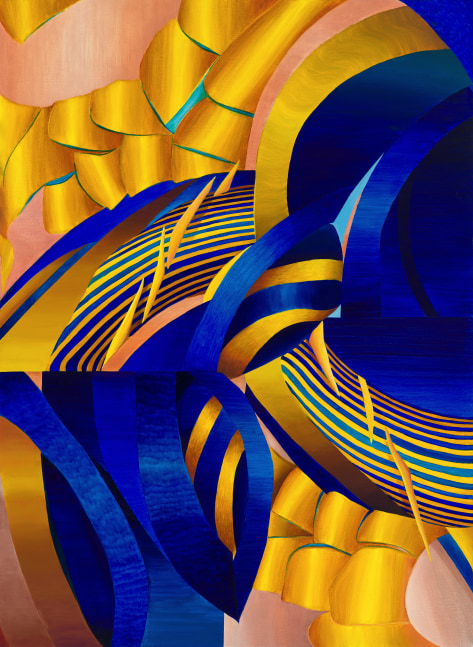 Theresa Daddezio, Melissus, 2022. Oil on linen, 52 x 38 inches