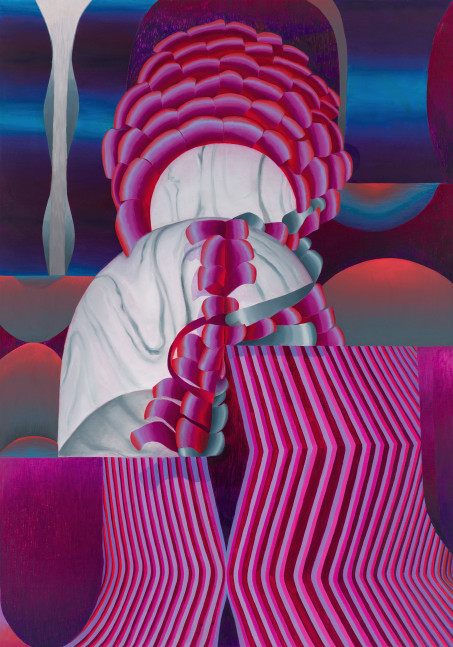 Marble Cap, 2024 Oil on linen 50 x 35 inches