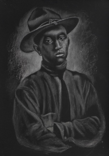 The Winterreise Series, 2021
Cont&amp;eacute; on paper with attached found objects
From the series of 27
45 3/4 x 34 inches each (variable)