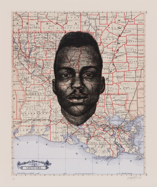 Whitfield Lovell
Wayfarer XIV
Pigment print on Moab Entrada Natural Paper
23 3/8 x 19 &amp;frac12; inches
Edition of 40, 15 AP