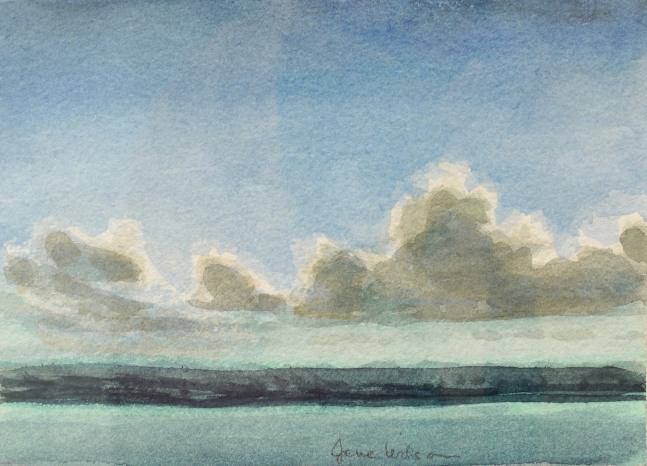 North Haven, August 1999, 1999. Watercolor on paper, 5 x 7 inches