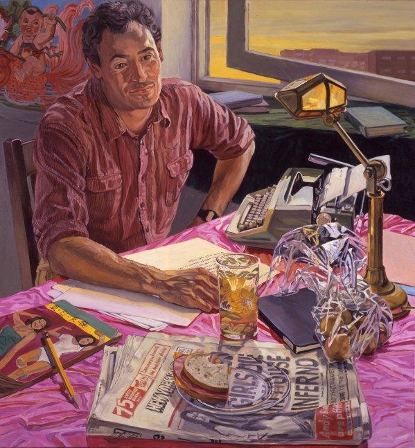 Janet Fish, Barry, 1982. Oil on canvas, 60 x 56 inches