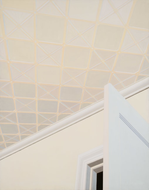 Open Door, Tin Ceiling, 1969 Acrylic on canvas 75 1/2 x 59 3/4 inches