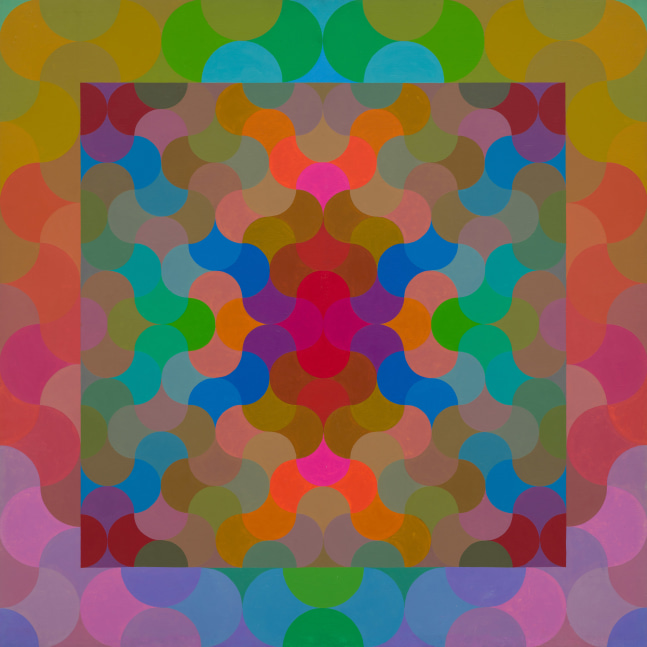 Untitled, c. 1970-71 Acrylic on canvas 66 3/8 x 66 3/8 inches