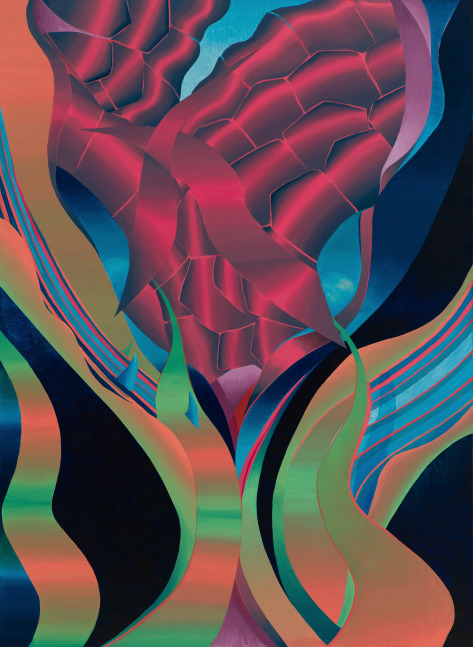 Theresa Daddezio, Dante's Finger, 2022. Oil on linen, 52 x 38 inches