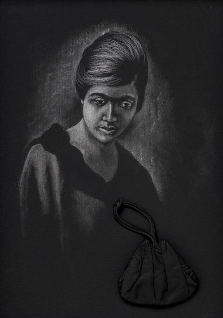 The Winterreise Series, 2021
Cont&amp;eacute; on paper with attached found objects
From the series of 27
45 3/4 x 34 inches each (variable)