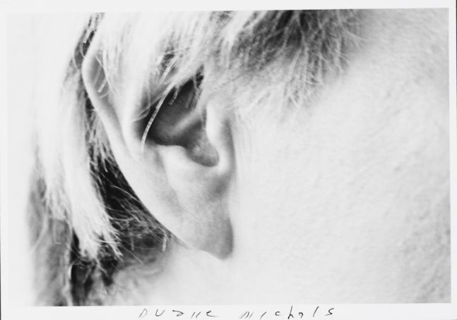 Andy Warhol (Close Up of Face), c. 1980
Three gelatin silver prints
4 1/2 x 6 3/4 inches (each image)
5 x 7 inches (each paper)