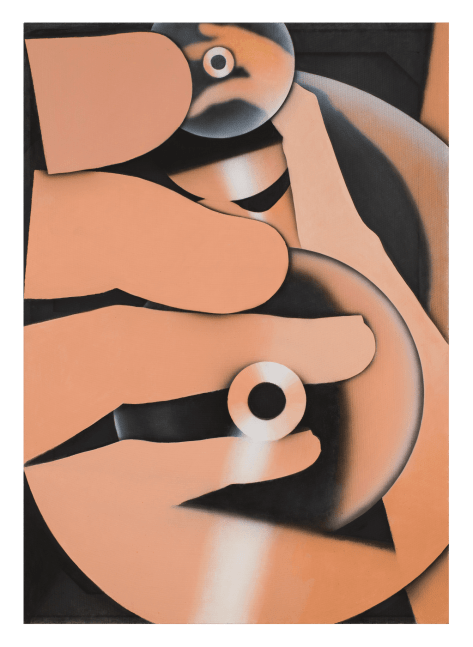 Tipping, 2020
Mixed media on mesh
68 x 48 inches