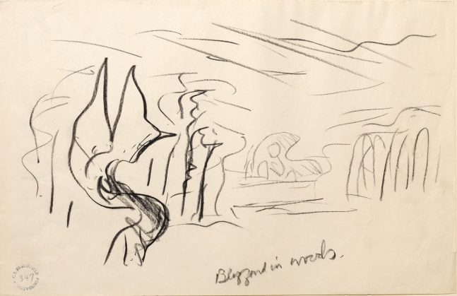 A Blizzard In Woods, n.d.

Crayon on paper

11 x 17 inches