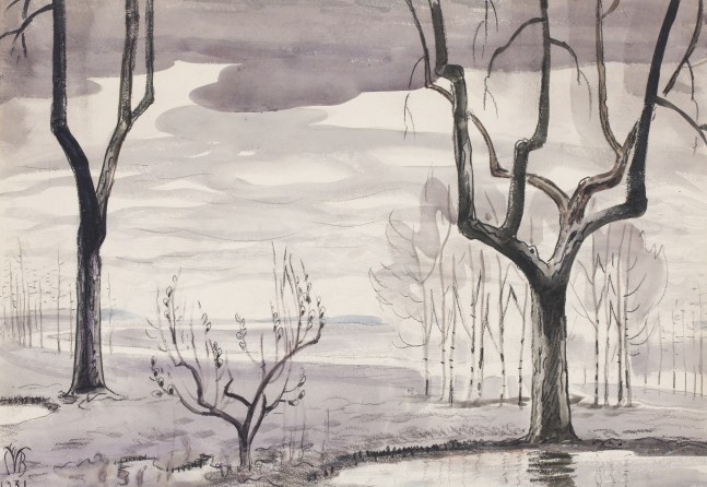 Return of Spring, 1931

Crayon and watercolor on paper

14 x 20 inches