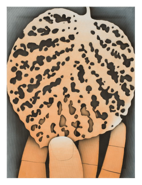 Here #1, 2022
Mixed media on mesh
36 x 27 inches
&amp;nbsp;