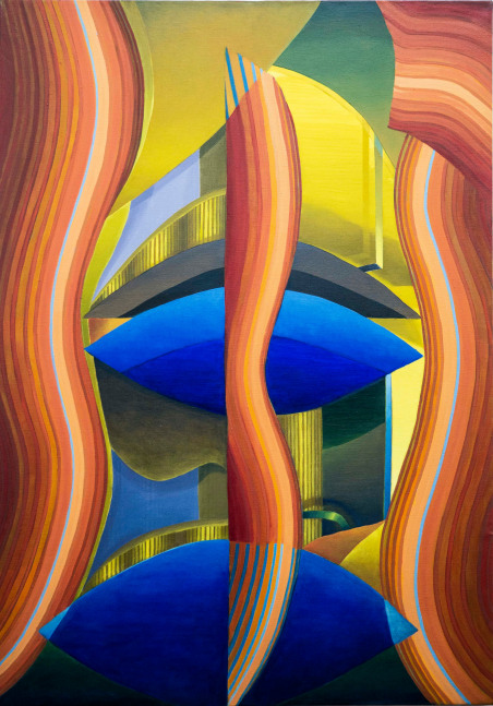 Moon Dive, 2019-2020
Oil on linen
50 x 35 inches