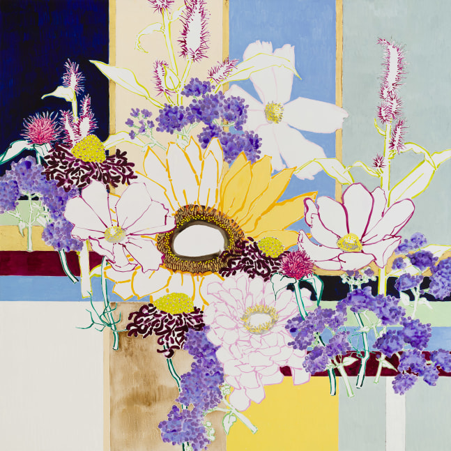 August, 2020

Oil, acrylic, and gold leaf on canvas

72 x 72 inches